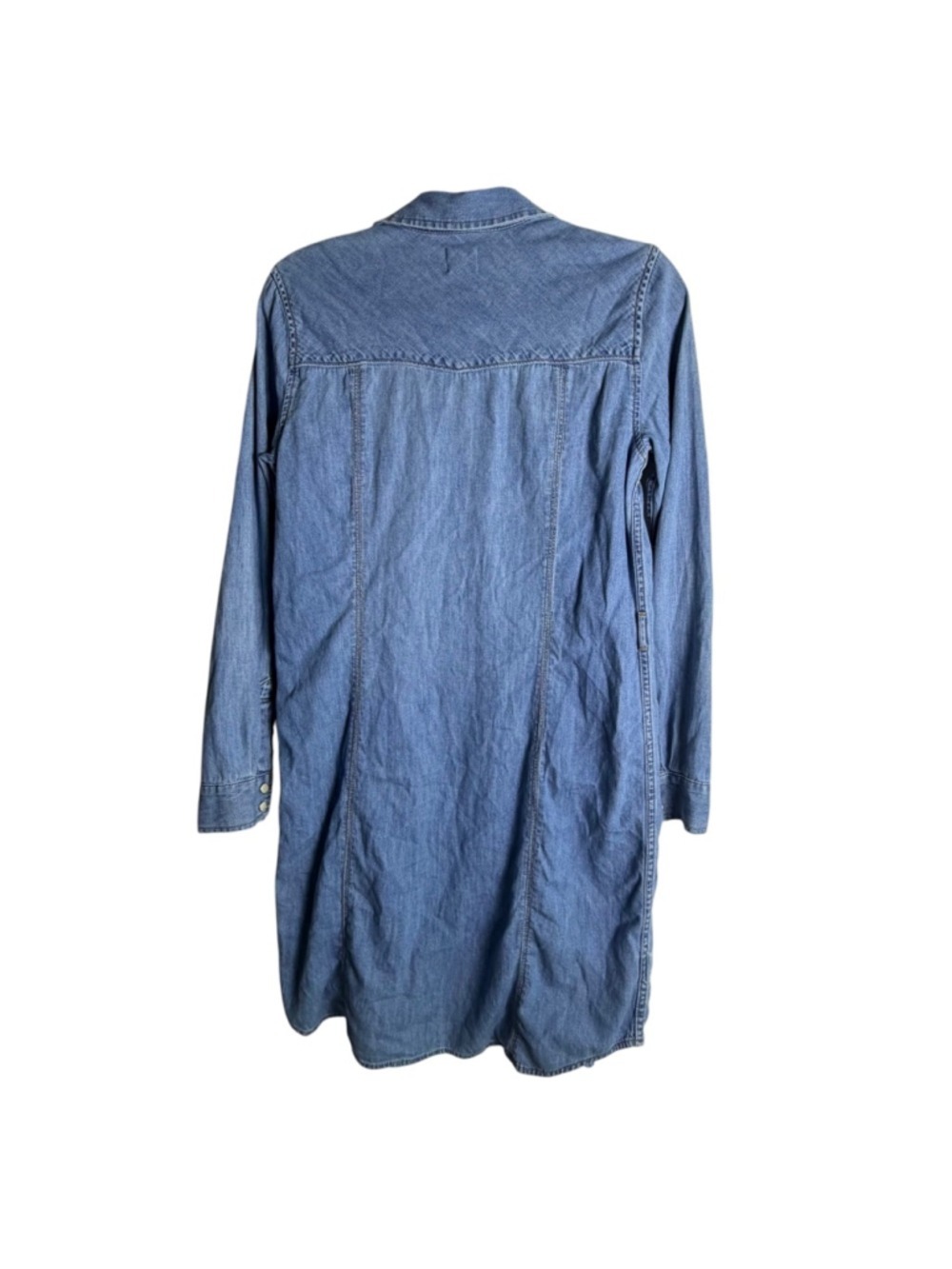 Gap Western Denim Mini Shirtdress Boho Coastal Cowgirl Women’s Sz Small - Picture 4 of 9